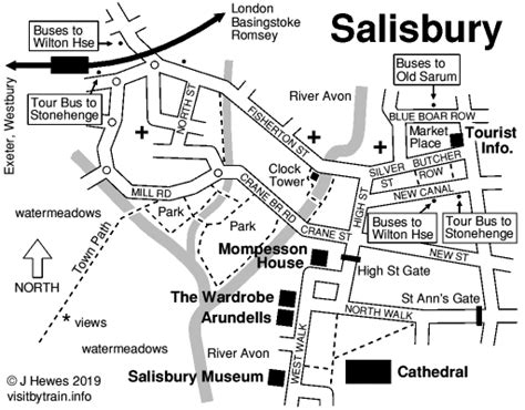 salisbury station to cathedral